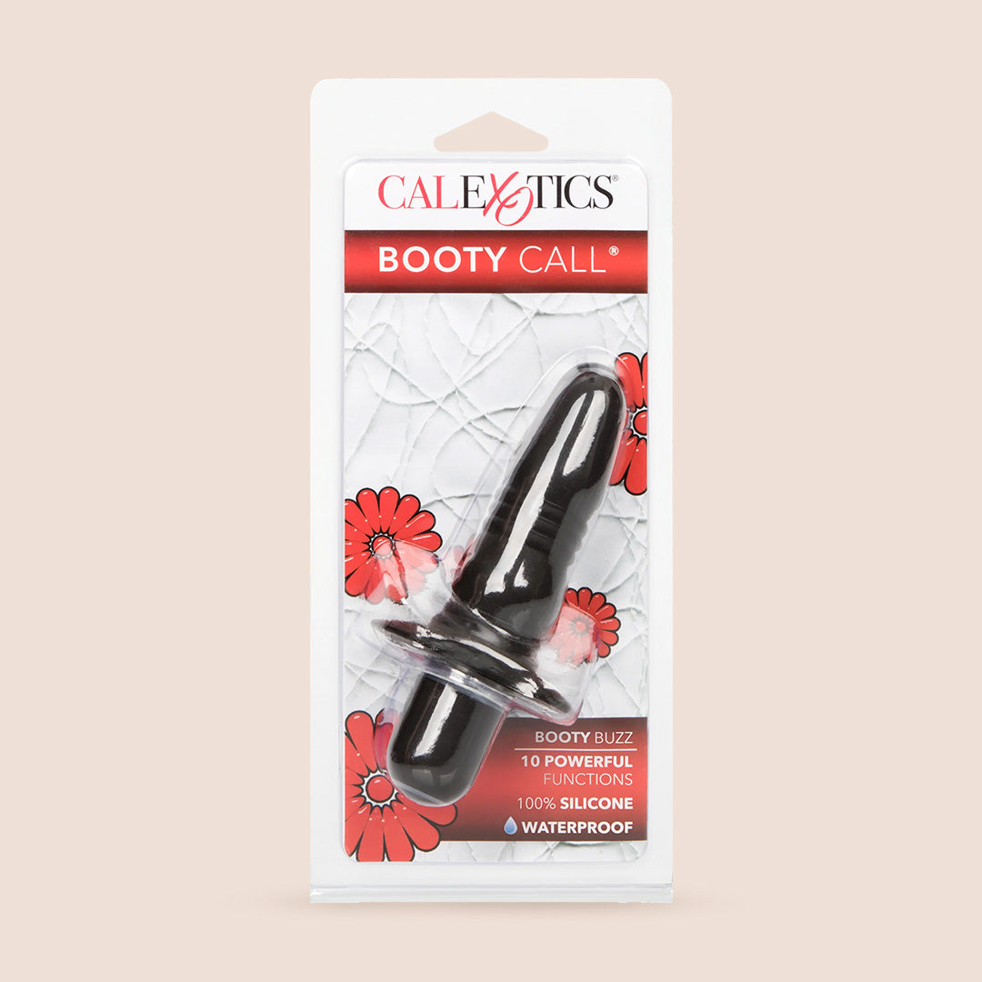 Booty Call Booty Buzz - Rechargeable Vibrating Butt Plug for Women & Men - Remote Control Anal Pleasure Toy for Couples & Solo Play - Perfect for BDSM, Foreplay & Enhancing Intimacy