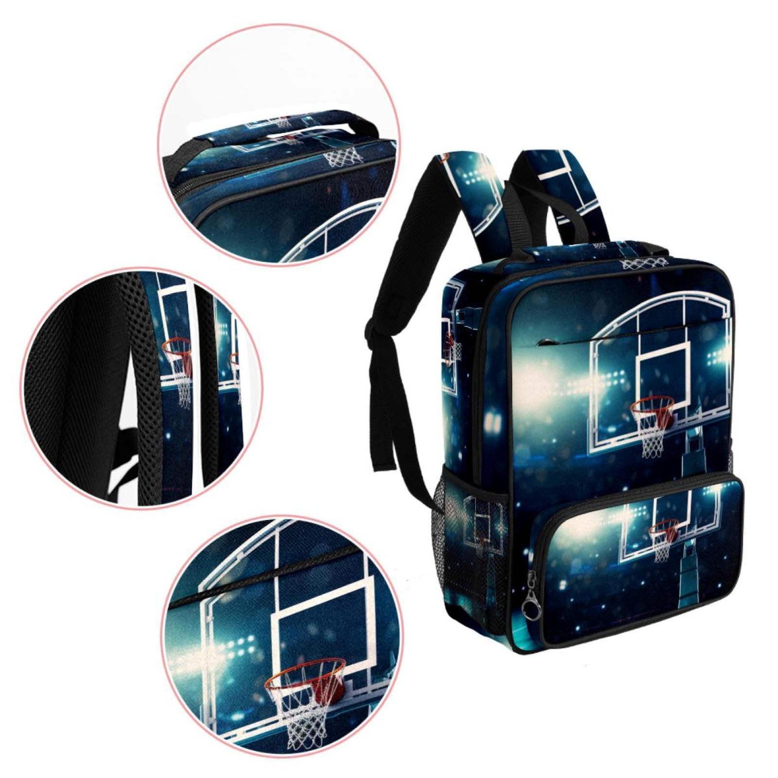 Best Travel Backpack for Men & Women - Durable Lightweight Hiking Backpack for Outdoor Sports, Gym & Basketball Games - Perfect for Camping, Work & Stadium Use