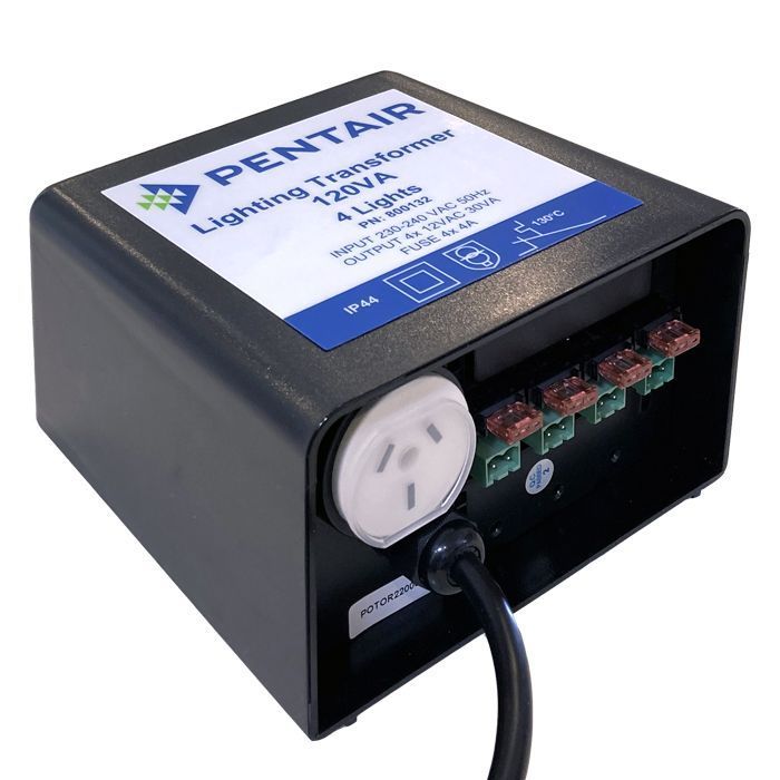 Pentair Transformer 12VAC 120VA Quad Output for Pool & Landscape Lighting - Power 4 Lights/Features - Perfect for Backyard, Garden & Outdoor Lighting Systems