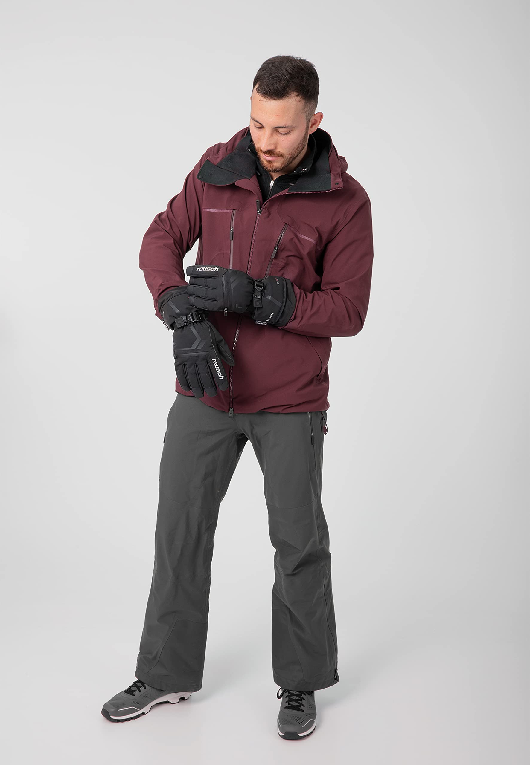 Reusch Down Spirit GTX Unisex Ski Gloves - Waterproof & Insulated for Winter Sports, Snowboarding & Cold Weather Activities