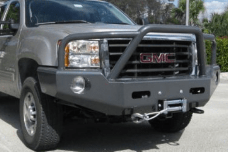 Buckstop G9BAJA Heavy Duty Front Bumper for GMC Sierra 2500/3500 (2011-2014) | Winch Ready Off-Road Bumper with Tow Hooks | Perfect for Baja Racing, Overlanding & Truck Protection