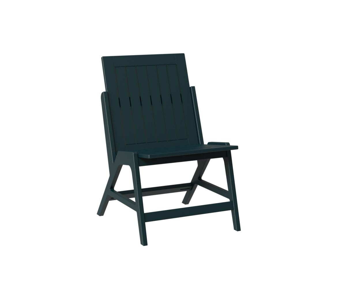 Berlin Gardens Kinsley Dining Side Chair - Sturdy Outdoor Patio Furniture for Garden, Deck, and Poolside Dining
