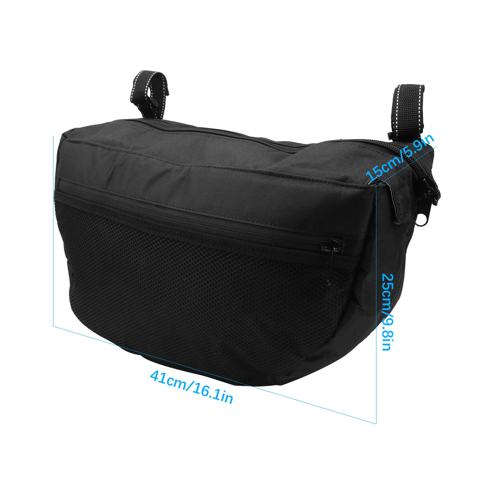 BigKing Baby Stroller Storage Bag - Multifunctional Organizer for Diapers, Toys & Essentials - Durable Black Stroller Accessory - Perfect for Shopping, Travel & Daily Walks