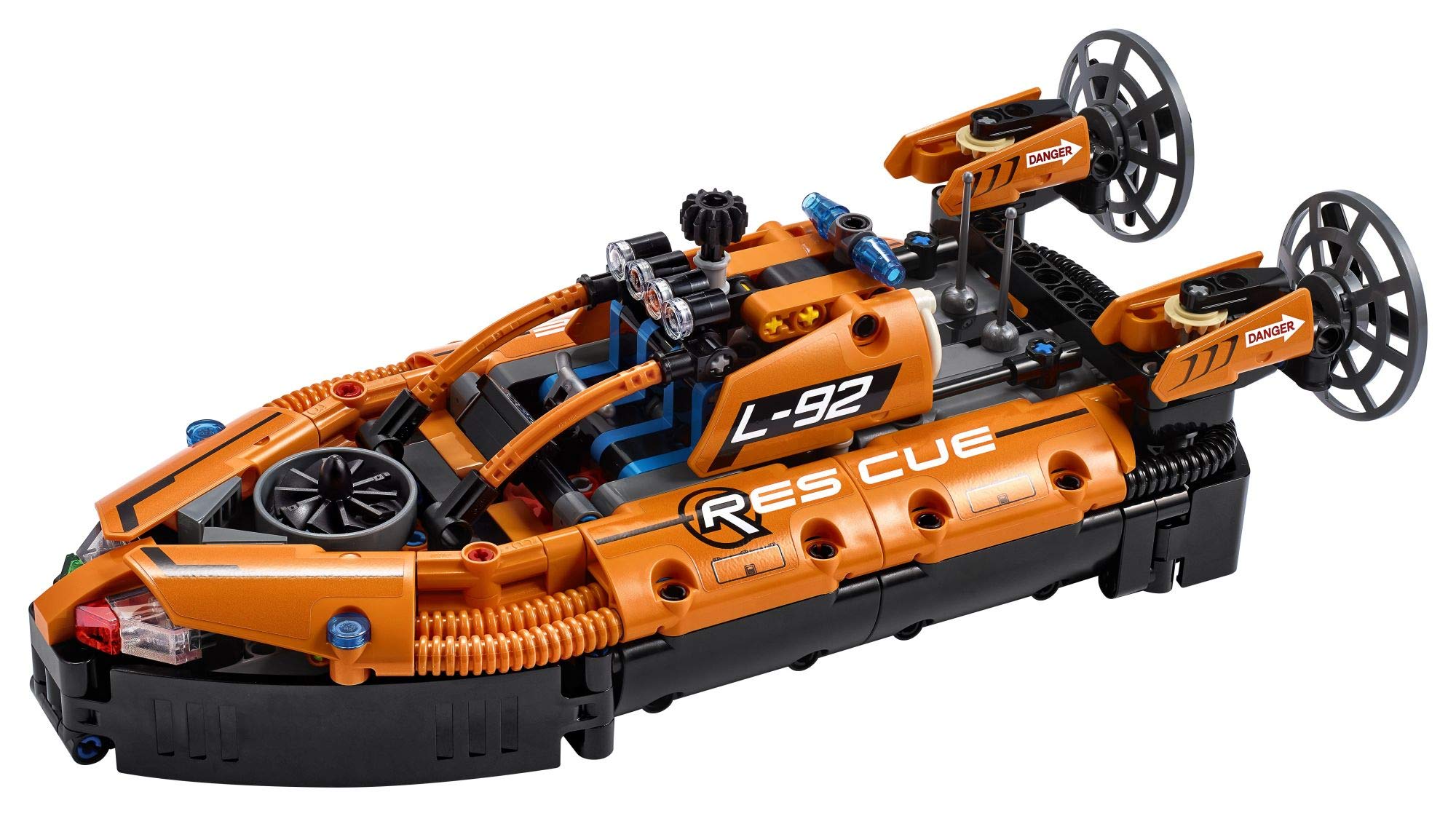 LEGO Technic 42120 - 2-in-1 Rescue Hovercraft Building Kit (457 Pieces) - New 2021 STEM Toy for Kids & Adults - Creative Play & Collector's Item for Home & Office Display