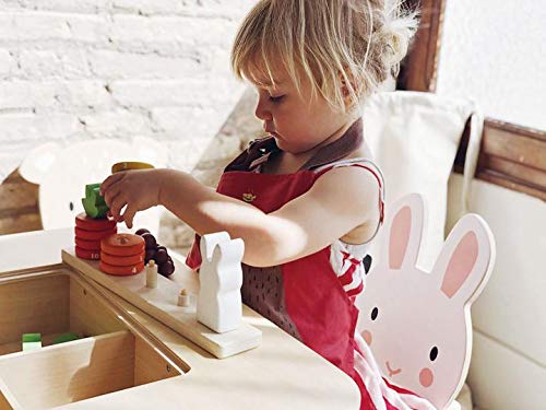 Tender Leaf Toys Forest Table and Chairs Set - Premium Wooden Kids Play Furniture for Ages 3+ | Eco-Friendly Art & Game Table with Chairs | Perfect for Playroom, Classroom & Indoor Outdoor Pretend Play