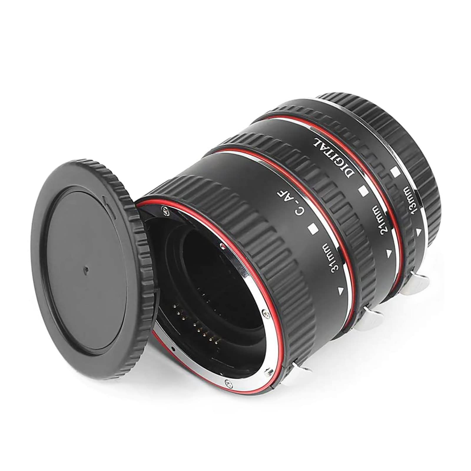 13mm/21mm/31mm Macro Extension Tube for Canon EOS EF Mount (1100D 700D 650D 600D 550D 500D 450D 400D 350D 300D 100D 70D) - Auto Focus Adapter Ring for Close-Up Photography, Flower & Insect Macro Shots