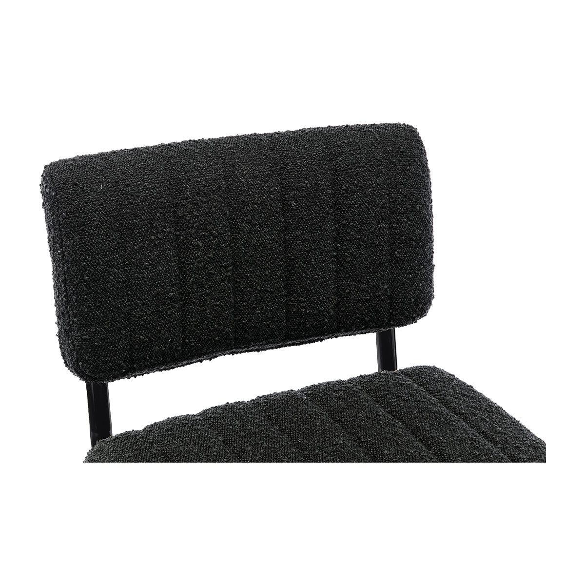 Blake Boucle Bar Stool - Modern Upholstered Counter Height Stool with Swivel Base for Kitchen Island, Breakfast Nook & Home Bar Decor