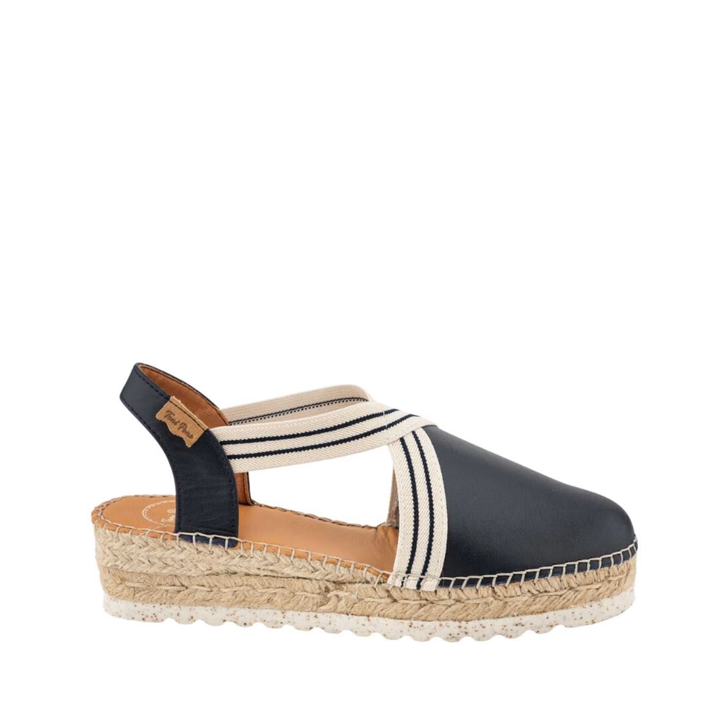 Vera SW Women's Plain Leather Wedge Espadrilles - Comfortable Casual Summer Shoes for Beach, Vacation & Everyday Wear