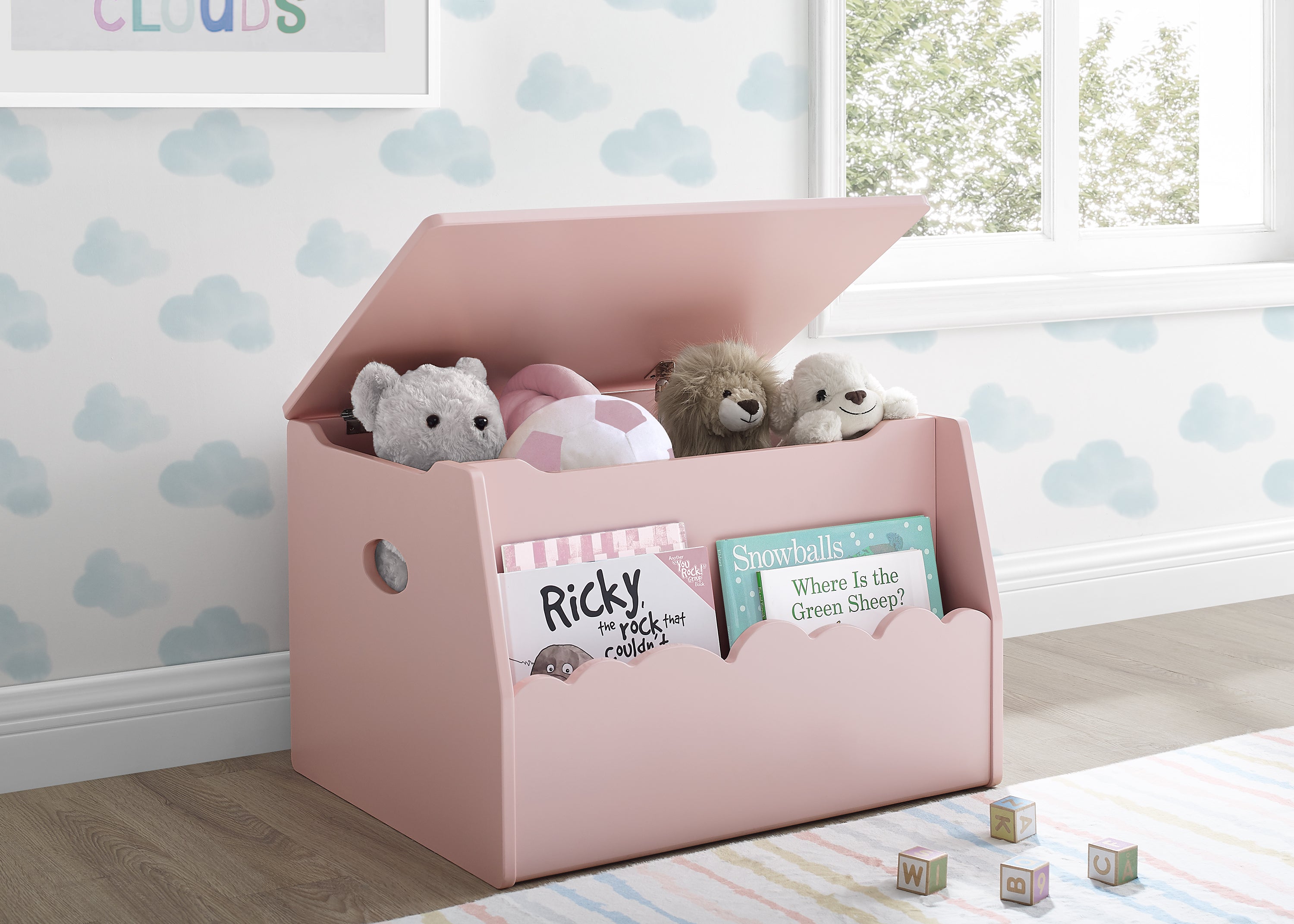Cloud Toy Box - Soft & Durable Storage Organizer for Kids' Toys - Perfect for Playrooms, Bedrooms & Daycare Centers
