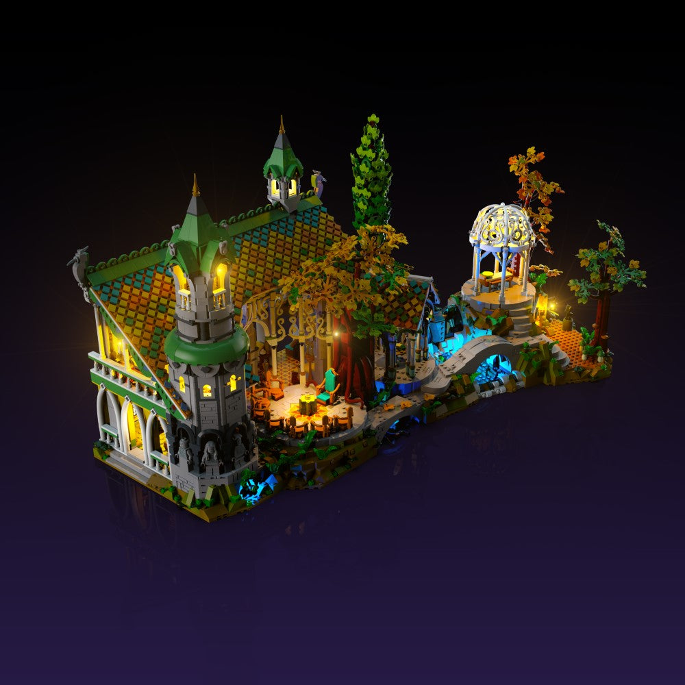 LEGO® Lord of the Rings Rivendell #10316 Light Kit - LED Lighting Set for LEGO Models - Perfect for Display & Home Decor