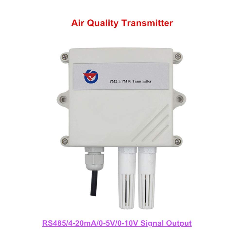 High Accuracy PM2.5 PM10 Air Quality Monitor - Dust Particle Sensor with RS485/4-20mA/0-5V/0-10V Output for Industrial & Home Air Purification Systems