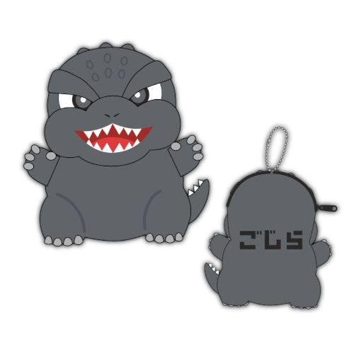 Godzilla Toho Monsters Mofumofu Coin Case Xebec 4 Inch Collectible Figure - Perfect for Anime Fans, Movie Collectors & Home Decor Display