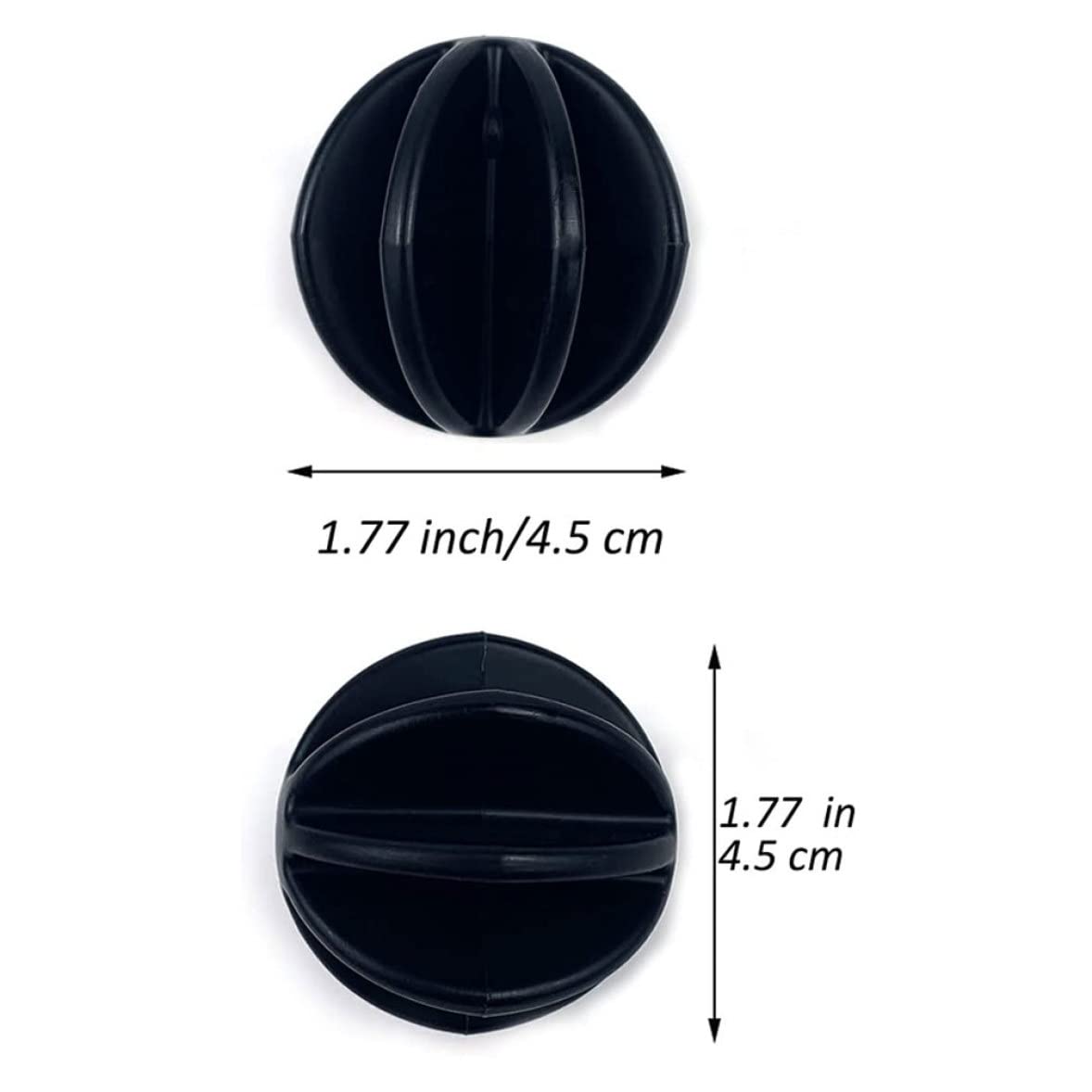 NIDONE Protein Shaker Bottle with Mixing Ball - 6 Pack Leak-Proof Plastic Shaker Cup for Gym, Workout & Post-Workout Protein Drinks