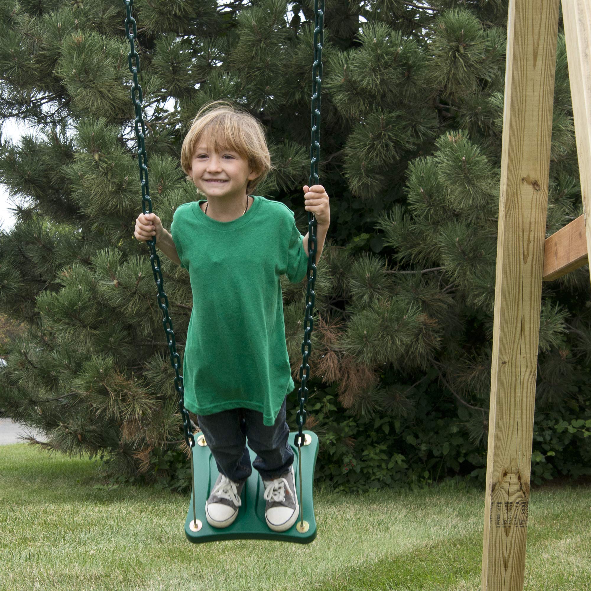 Heavy Duty Yellow Swing Seats with Stand - WS 5110 Swing Set Replacement for Kids | Outdoor Playground & Backyard Swing Accessories | Perfect for Parks, Schools, and Home Play Areas