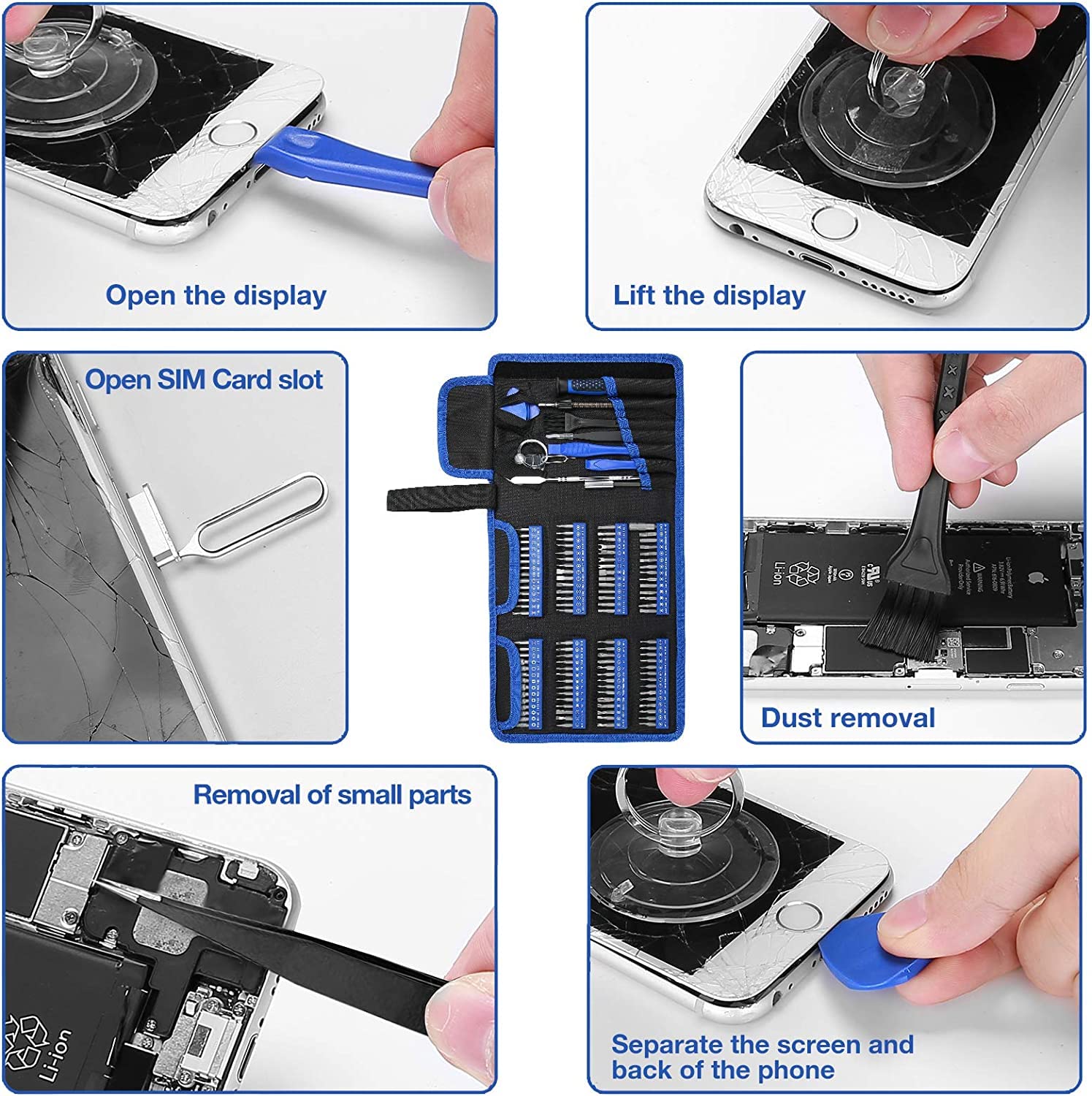 126 in 1 Magnetic Precision Screwdriver Set with 111 Bits - Professional Electronics Repair Tool Kit for Computer, PC, MacBook, Laptop, Tablet, iPhone, Xbox - Ideal for DIY Repairs & Tech Maintenance