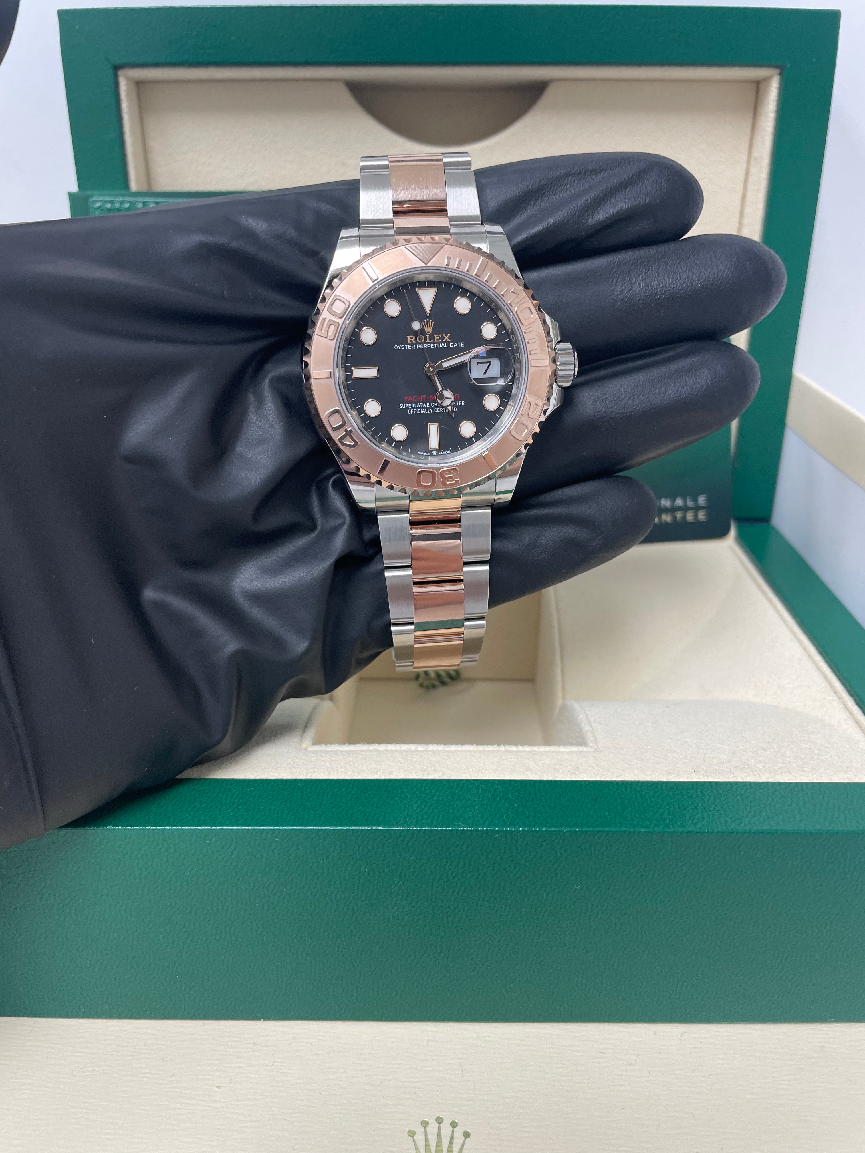 Rolex Yacht-Master 40 Stainless Steel & Everose Gold Watch with Black Dial - Ref 126621 | Luxury Diving & Sailing Timepiece for Men