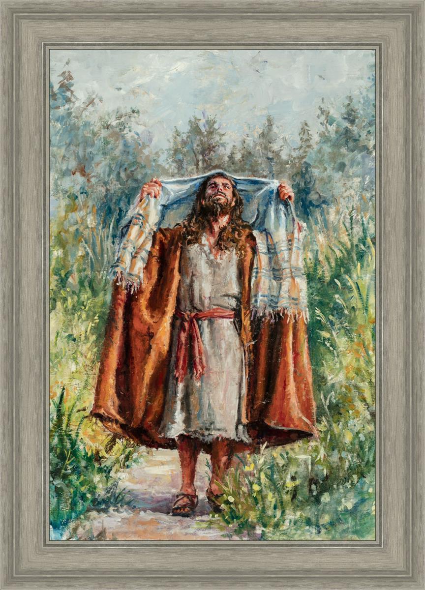 Jesus in the Wilderness - Religious Wall Art for Home & Church Decor - Inspirational Christian Gift for Prayer & Meditation Spaces