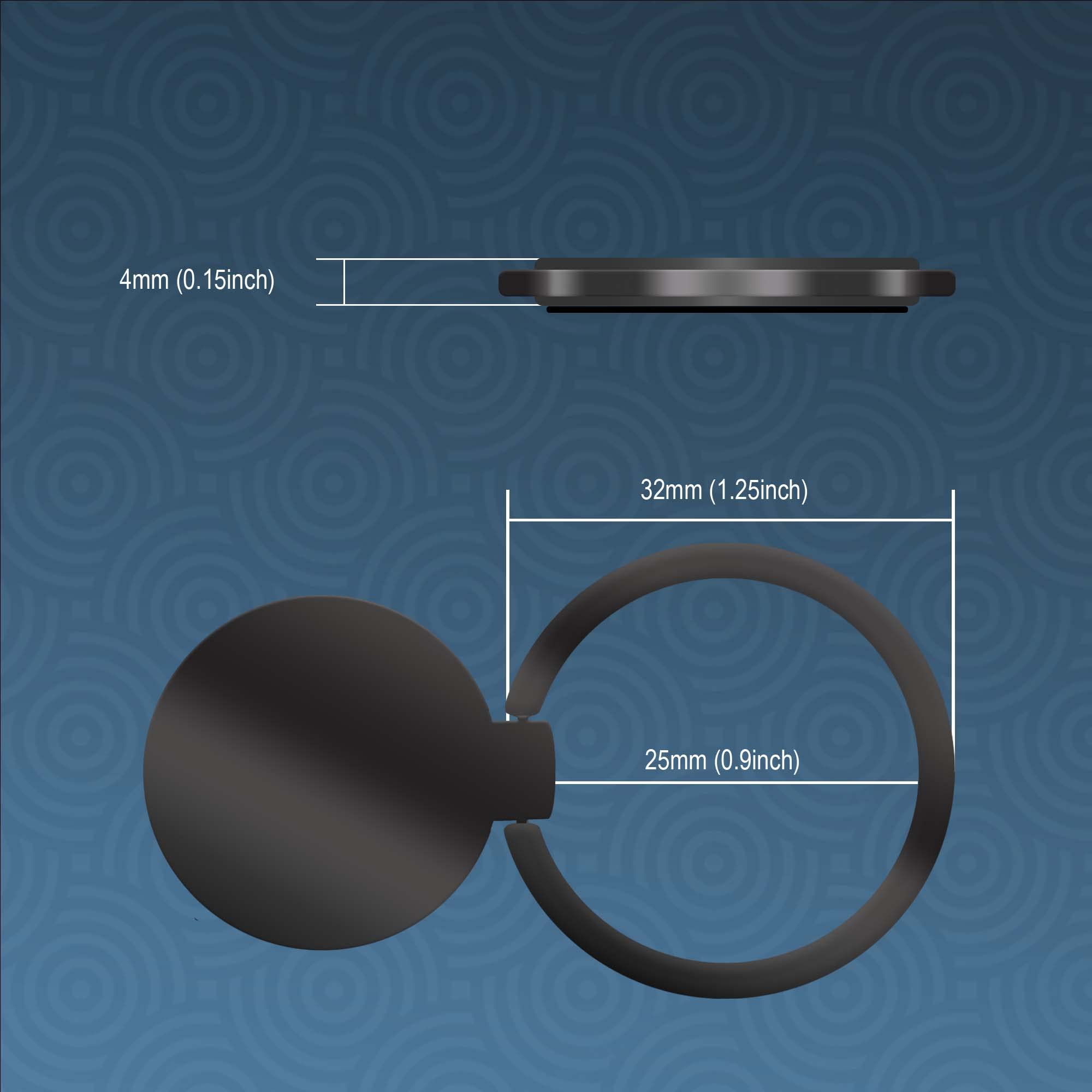 360° Rotating Phone Grip Ring Holder for iPhone & Samsung - Perfect for Selfies & Videos