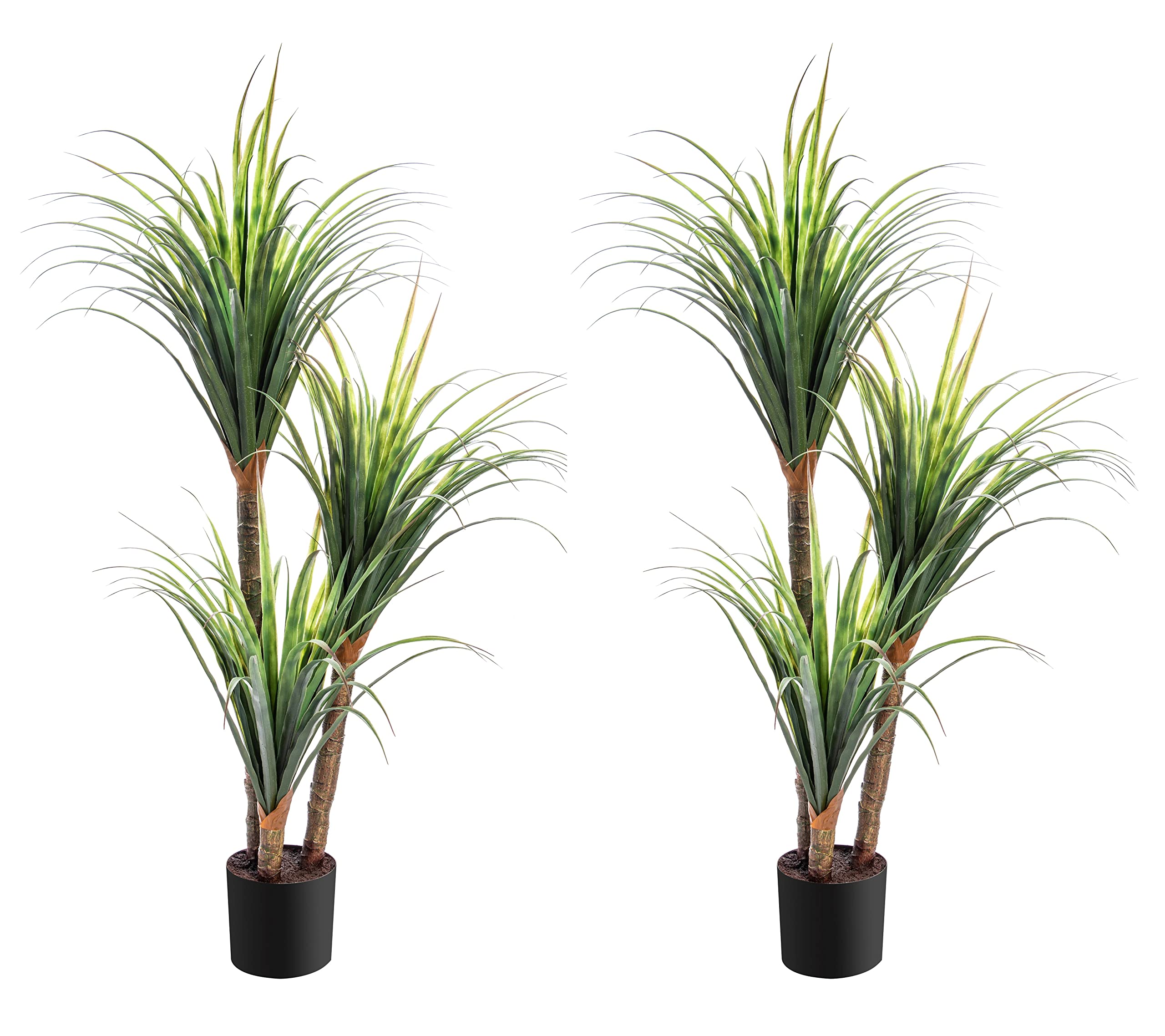 AMERIQUE Realistic 3.5 Feet Artificial Yucca Plant with Nursery Pot - Feel Real Technology for Home, Office & Indoor Decor