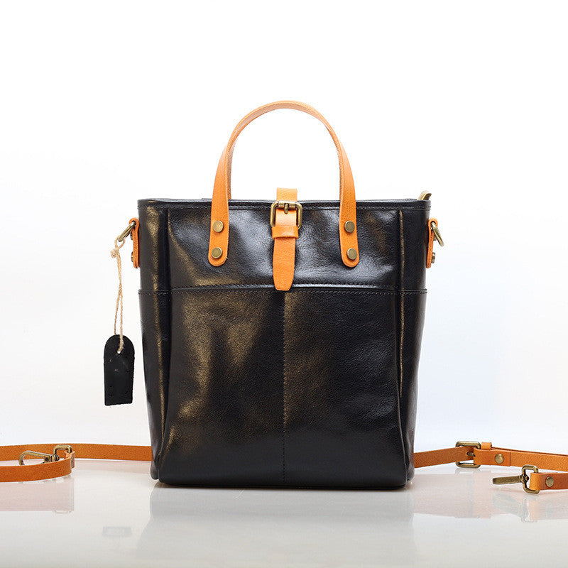 Premium Italian Leather Work Tote Bag for Women - Stylish & Durable Office Briefcase, Business Travel, Commuting & Professional Meetings