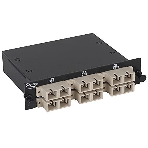 12 SC front, 1 MPO rear
