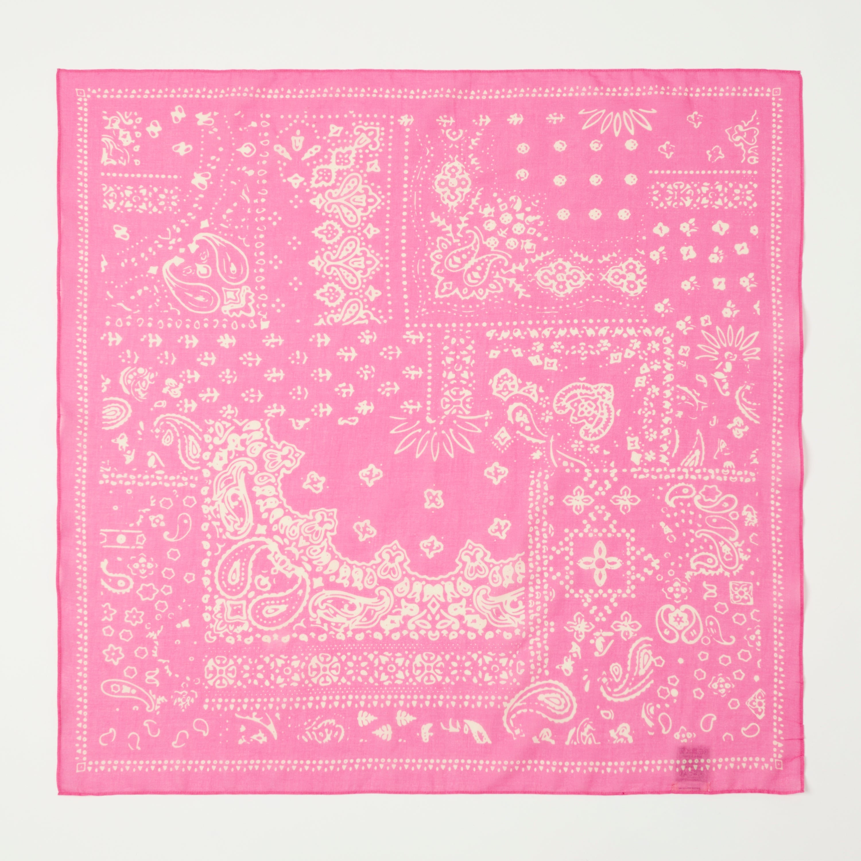 Hartford Patchwork Bandana Pink - Stylish Floral Print Bandana for Women & Men - Perfect for Outdoor Activities, Music Festivals, and Fashion Accessories