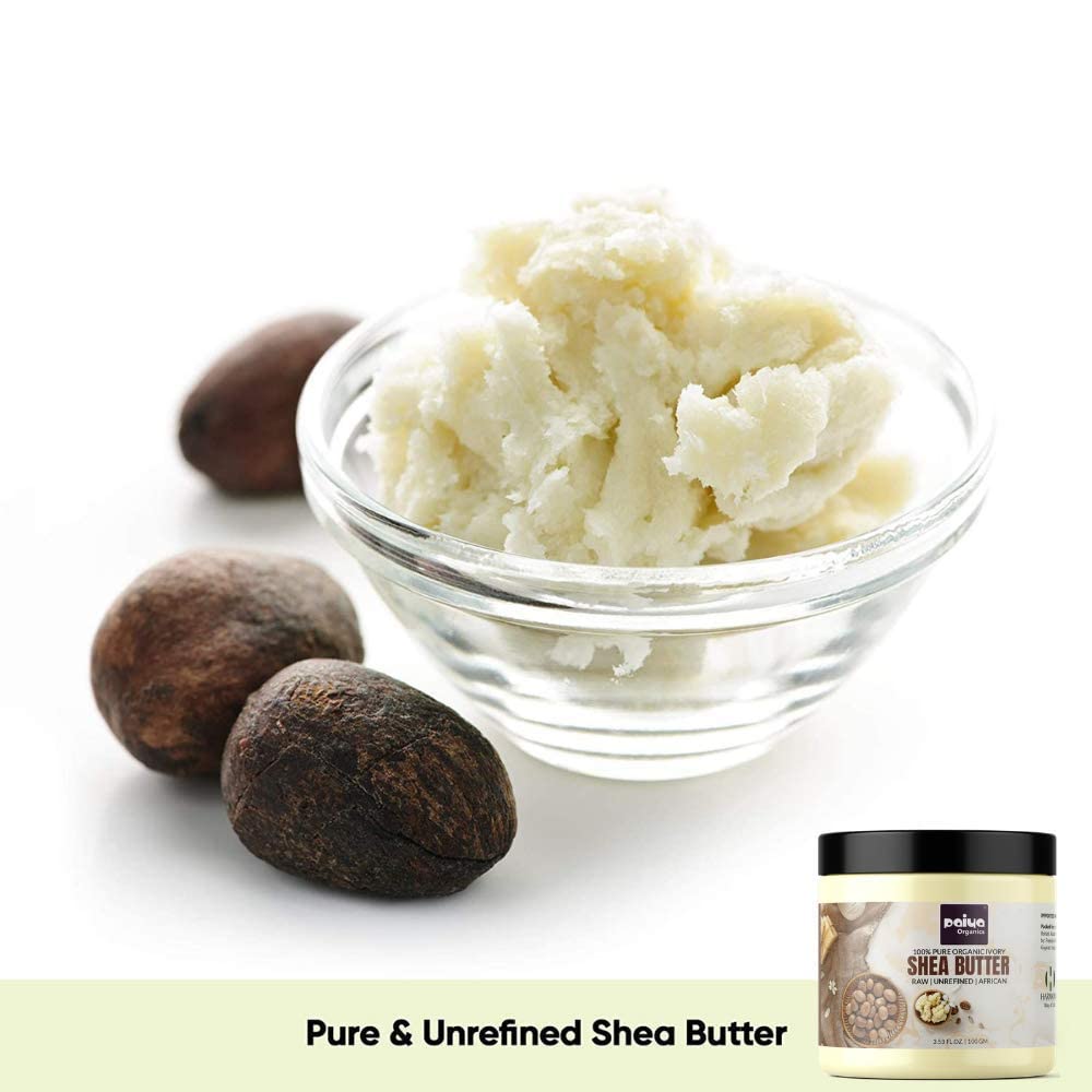 Organic Raw Unrefined Ivory Shea Butter for Face, Hair & Skin Care - 100% Pure Natural Moisturizer for Dry Skin, Stretch Marks & DIY Whipped Body Butter (7oz/200g) - Perfect for Daily Skincare Routine, Hair Masks & Homemade Beauty Products