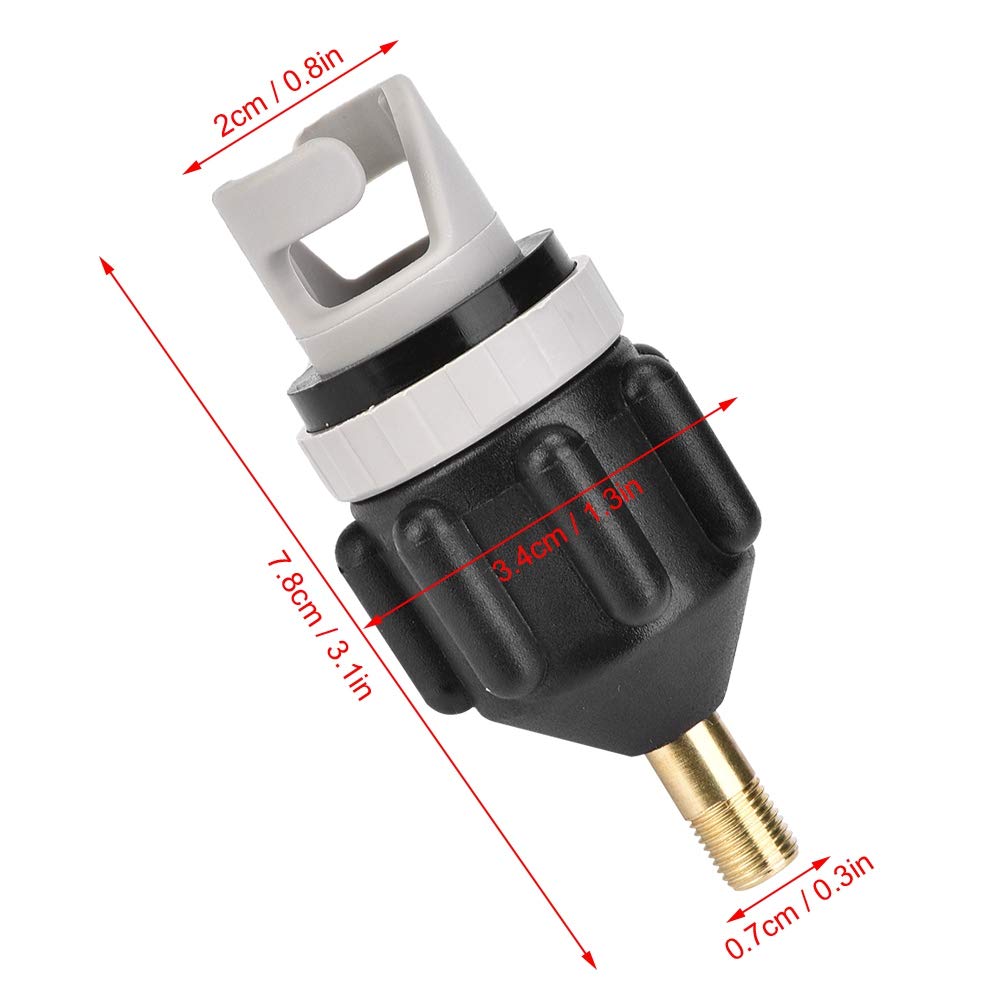 Universal Air Compressor Adapter - Inflation Valve Converter for Tires, Balls & Inflatables - Heavy Duty Brass Construction - Perfect for Car, Bike, Sports Equipment & Pool Toys