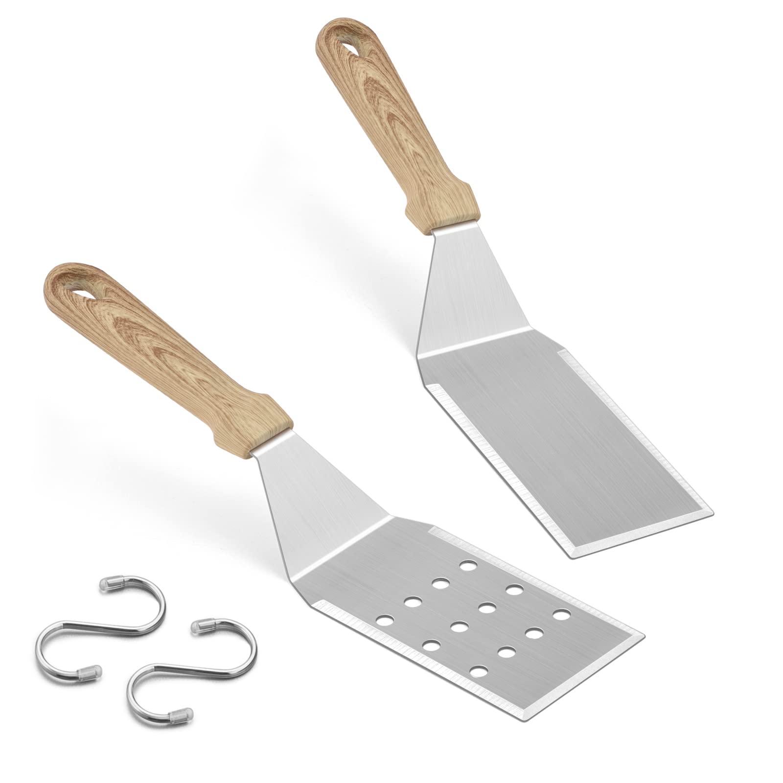 Premium Stainless Steel Spatula Set of 2 - 11.8
