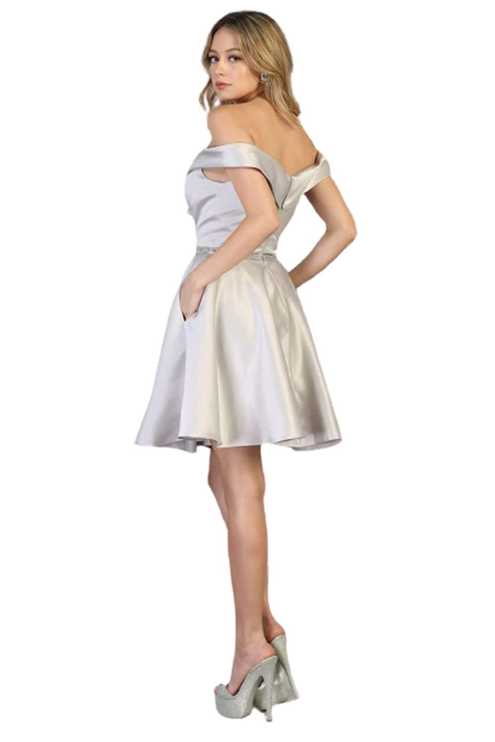 Royal Blue Short Bridesmaid Dress - Elegant & Flattering for Weddings, Parties & Formal Events