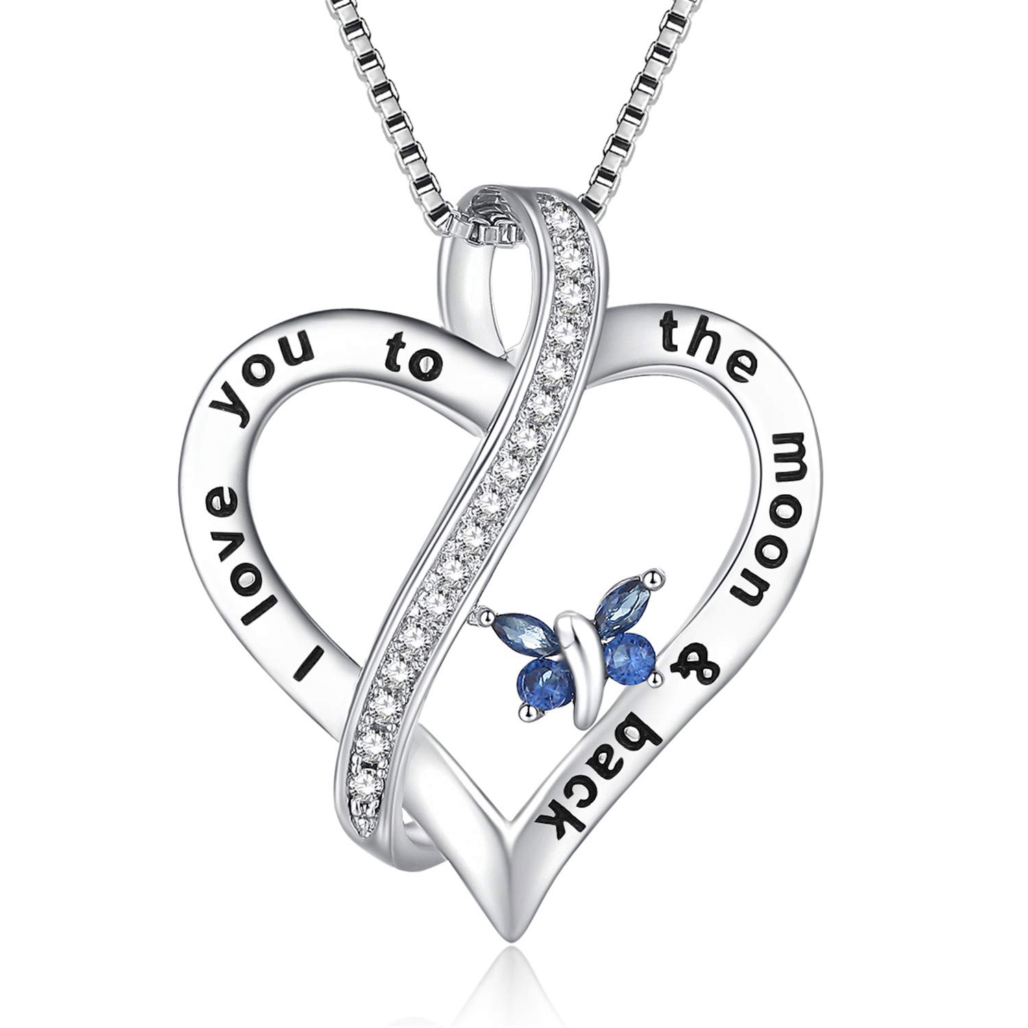 Elegant Heart Pendant Necklace for Women - Perfect Christmas, Birthday & Anniversary Gift for Wife, Girlfriend - Romantic Jewelry for Her - Ideal for Date Nights, Weddings & Special Occasions