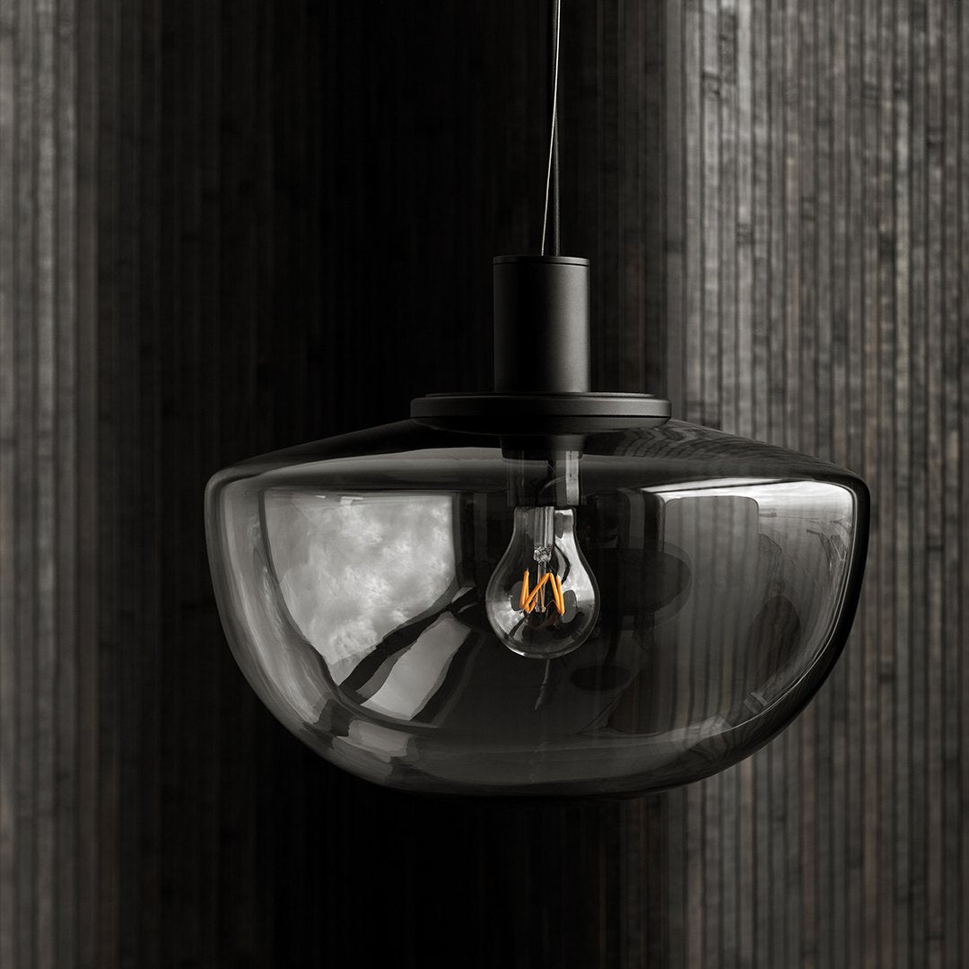 Norm Architects Bank Pendant Light - Modern Scandinavian Minimalist Hanging Lamp for Dining Room, Kitchen Island & Living Room Decor