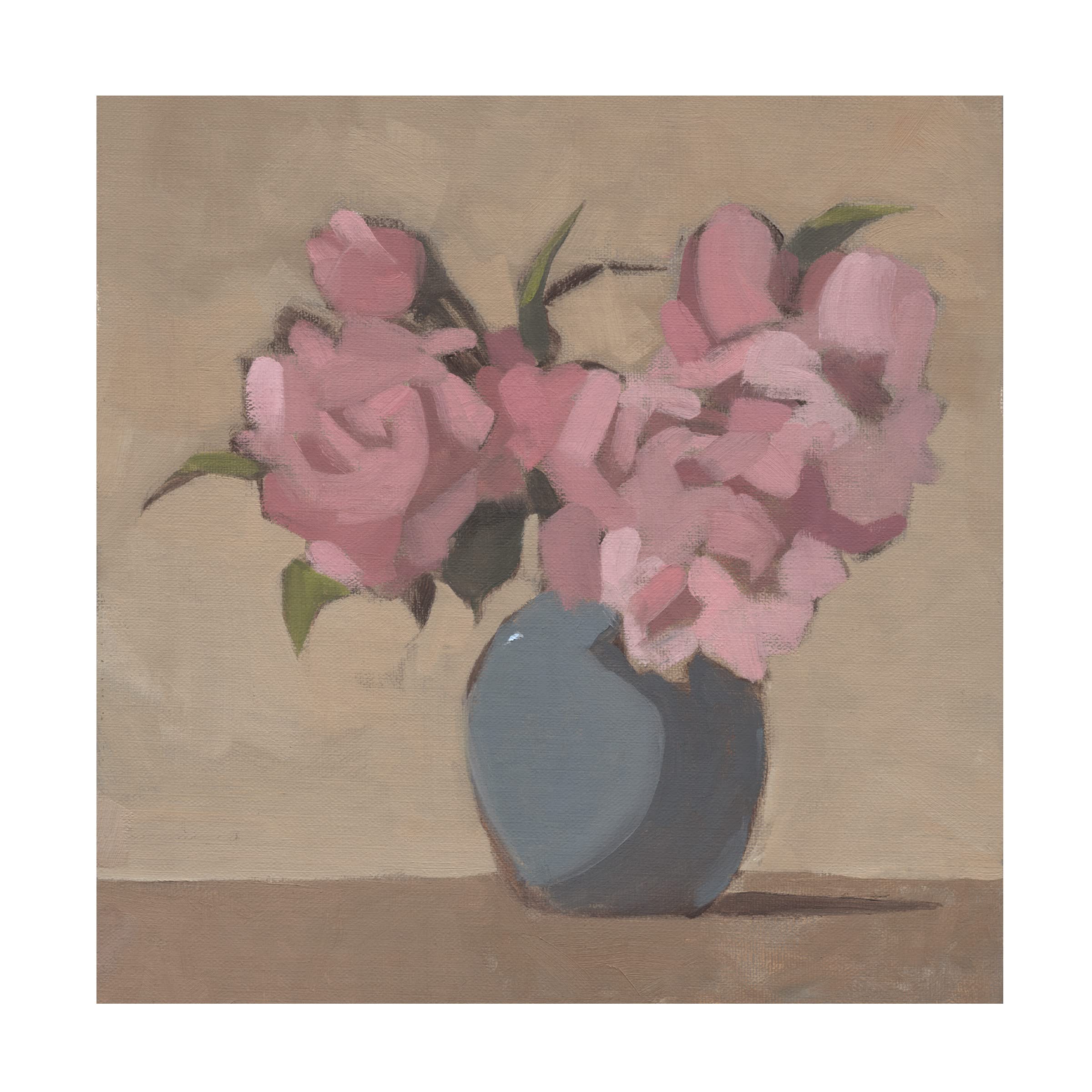 Jacob Green 'Spring Vase IV' Floral Canvas Wall Art Print - Modern Home Decor for Living Room, Bedroom & Office