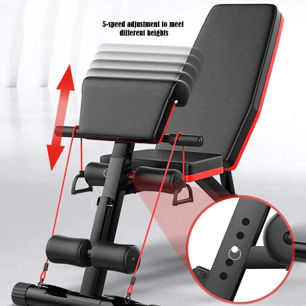 Adjustable Weight Bench for Home Gym - Foldable Workout Bench with Incline & Flat Positions for Full Body Training | Perfect for Dumbbell Press, Abs Workout & Strength Exercises | Compact Fitness Equipment for Small Spaces & Home Workouts