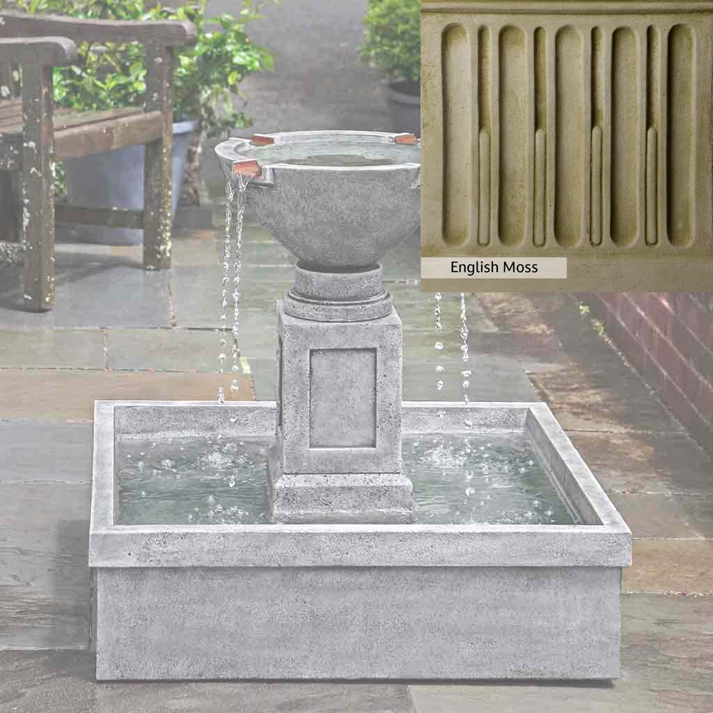 Campania International Rittenhouse Outdoor Garden Fountain - Classic Tiered Water Feature for Patio, Yard, and Landscape Decor