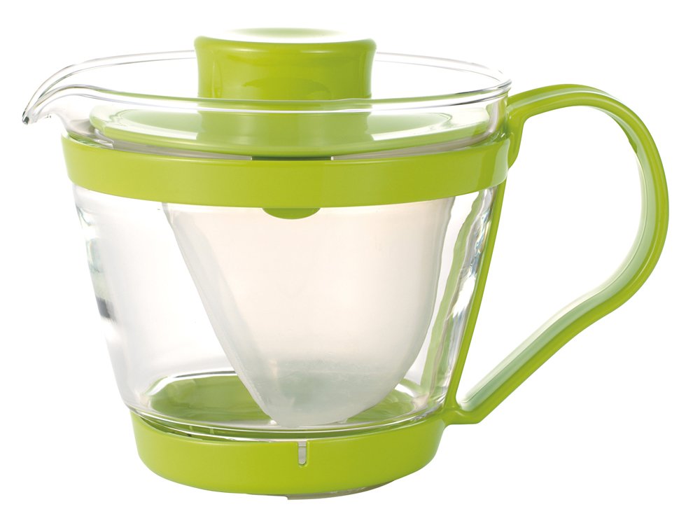 **Iwaki K863-G Heat-Resistant Glass Teapot - 13.5 fl oz (400ml) Microwave Safe Teaware for Green Tea, Herbal Tea & Hot Beverages - Perfect for Home, Office & Tea Ceremonies**