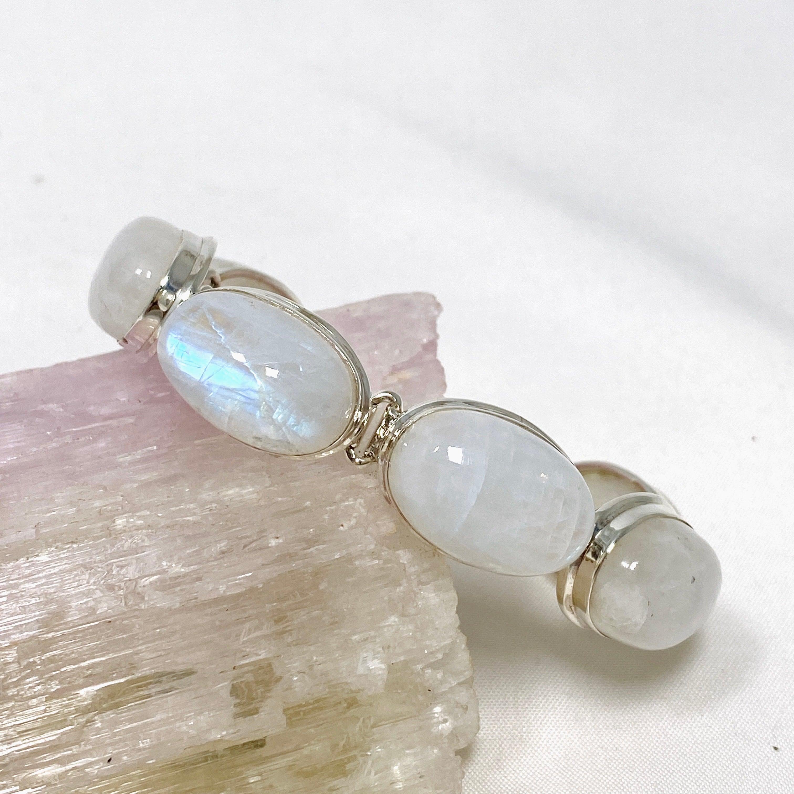 Moonstone Multi-Stone Healing Bracelet for Women - THB 06 | Spiritual Energy, Chakra Balancing & Stress Relief | Perfect for Meditation, Yoga & Everyday Wear