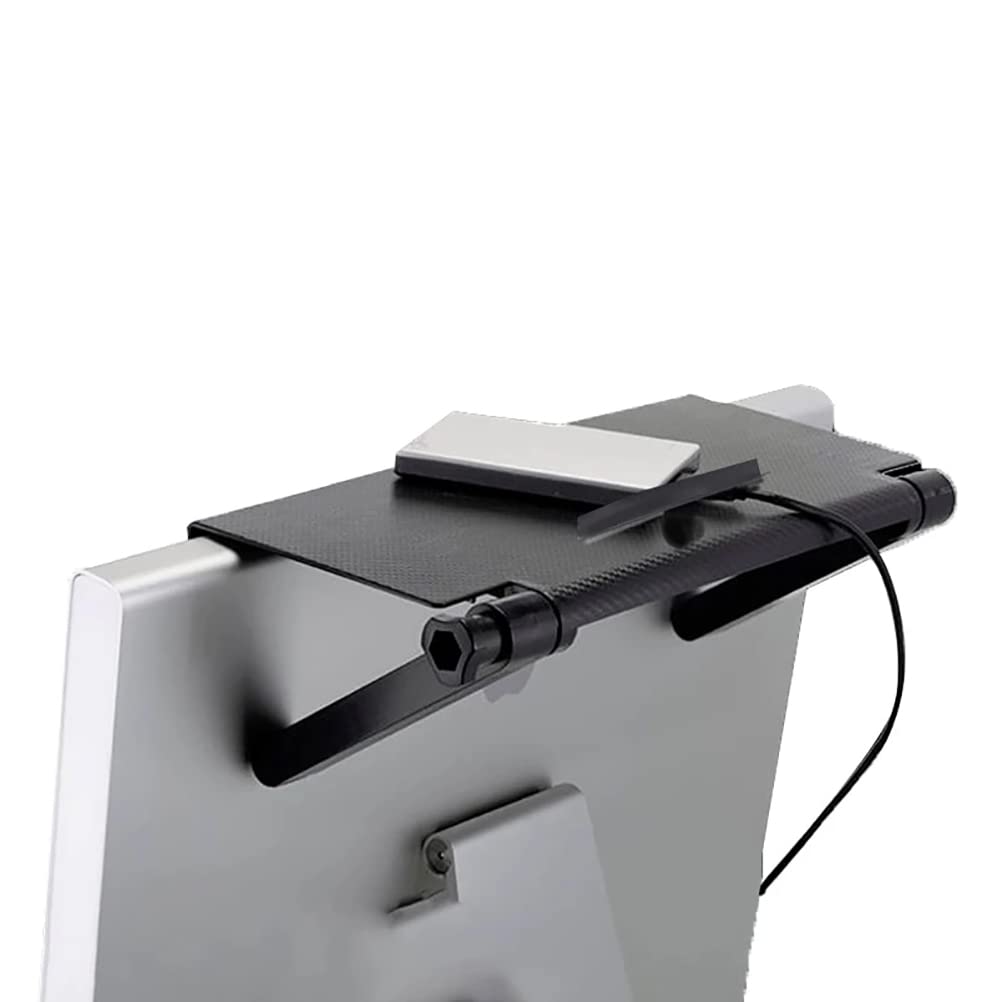 Universal TV Top Shelf for Cable Box & Computer Monitor - Space-Saving Desk Organizer Rack for Office, Home & Gaming Setup - Perfect for Streaming, Work & Entertainment