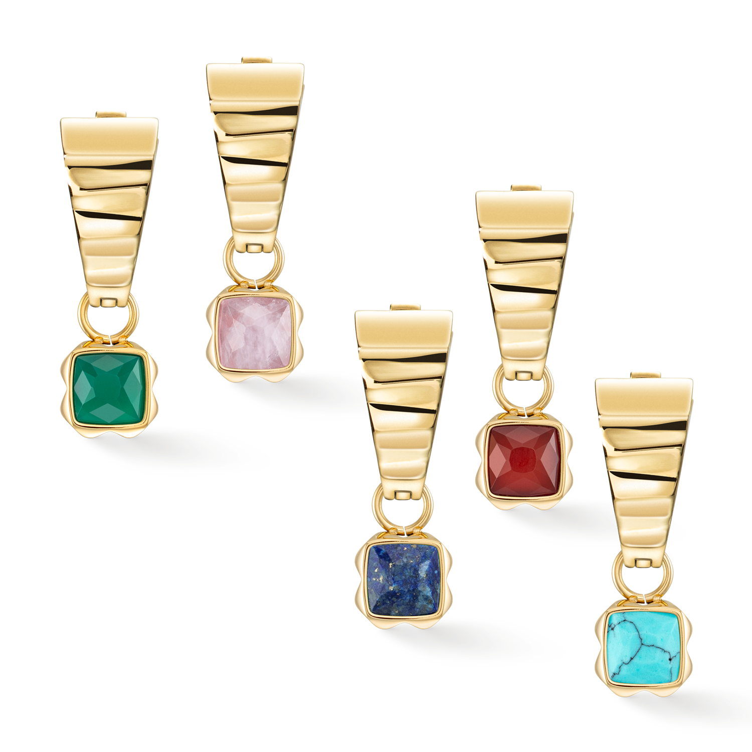 20K Gold Creole Wave Hoop Earrings for Women - Elegant & Durable Jewelry for Parties, Weddings & Everyday Wear