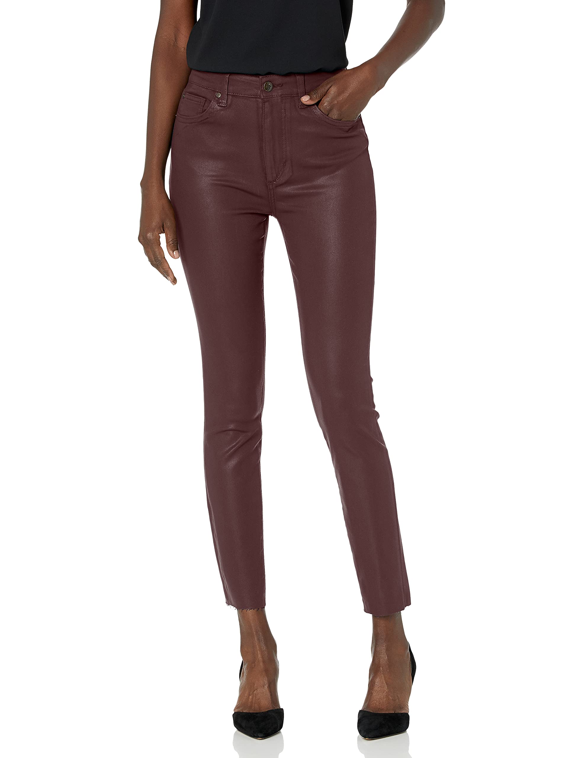 Women's The Charlie High Rise Skinny Ankle Jeans - Slim Fit Stretch Denim Pants for Casual Wear & Everyday Outfits