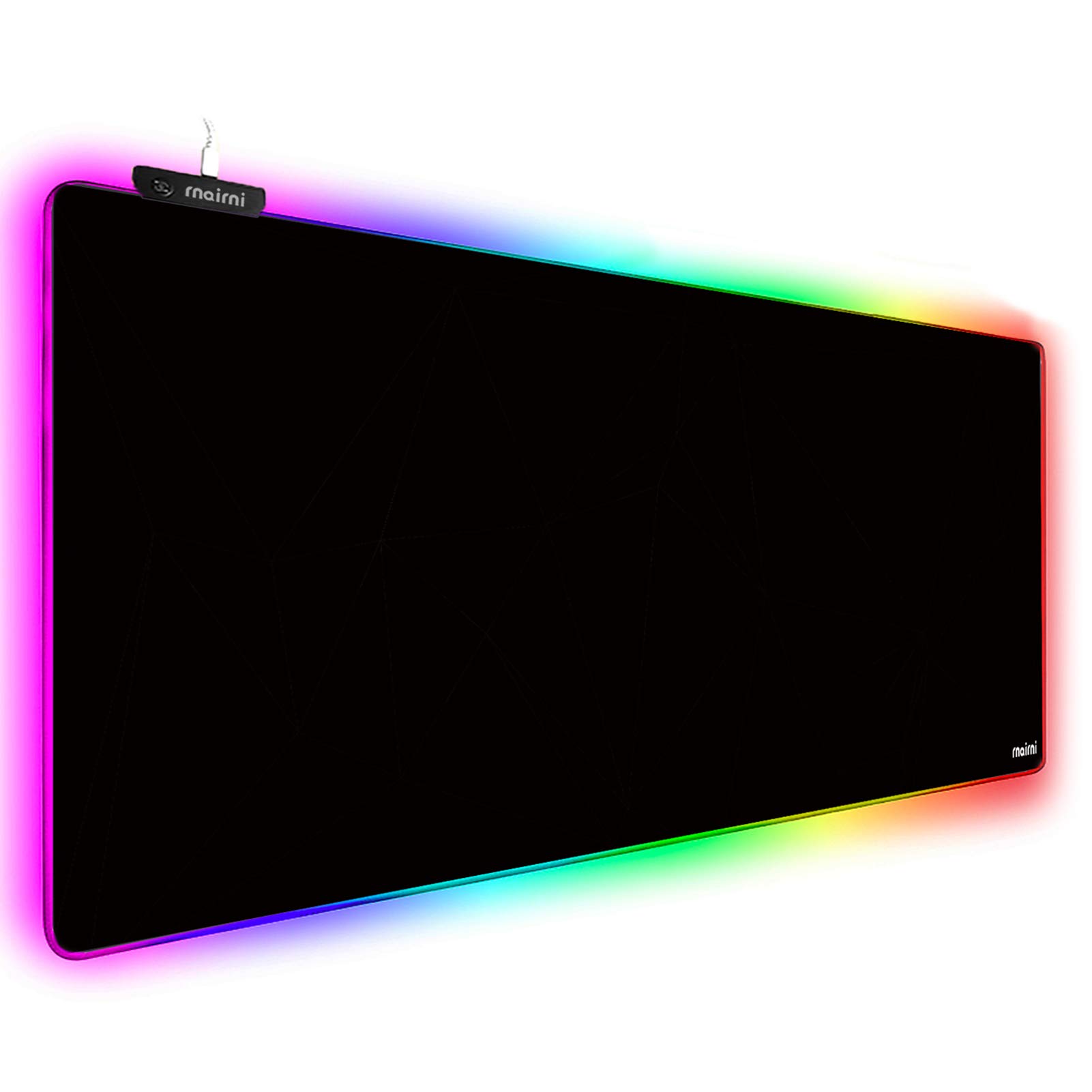 RGB Gaming Mouse Pad - Large Waterproof Mouse Mat with 10 Lighting Modes for PC Gamers & Office Use
