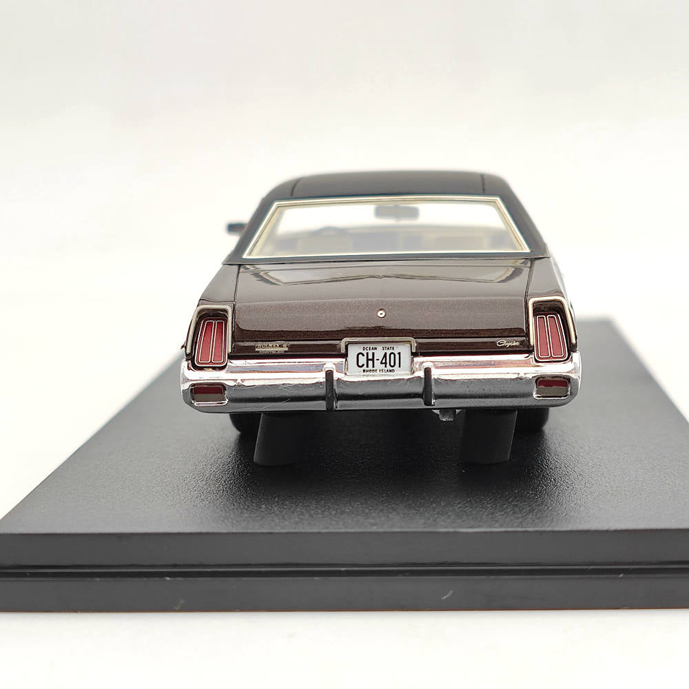 1/43 Scale 1974 Chrysler Newport Brown Resin Diecast Model Car - Limited Edition Collectible for Car Enthusiasts & Display Showcase