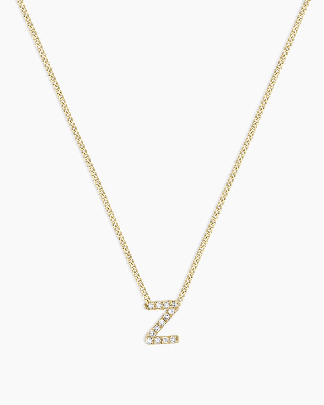 Diamond Alphabet Necklace - Personalized Initial Pendant Jewelry for Women - Perfect Gift for Birthday, Anniversary & Valentine's Day