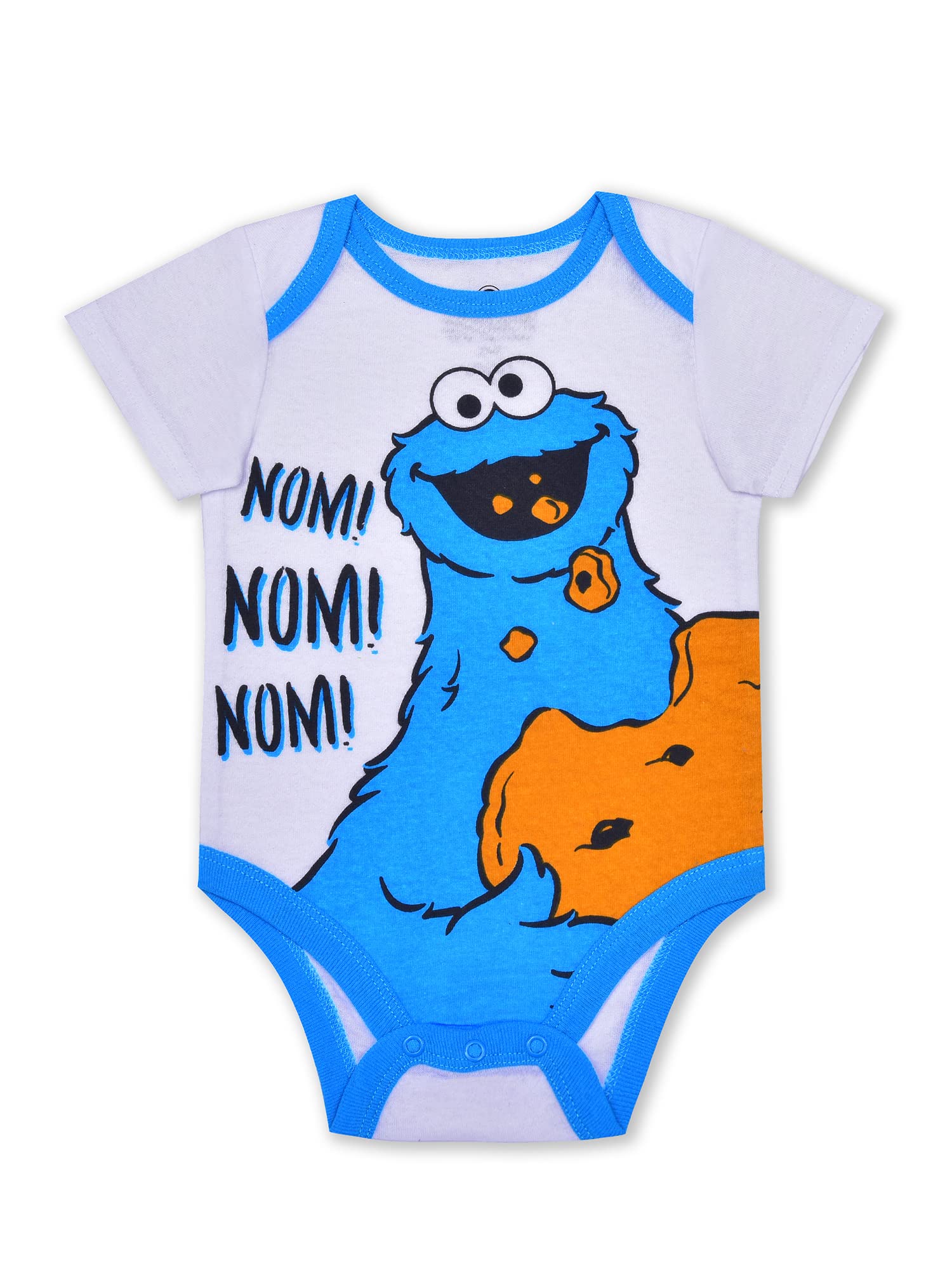 **Sesame Street Cookie Monster Baby Boys Bodysuit & Pants Set – Newborn & Infant Outfit for Playtime, Photos & Gifts**    （优化说明：   1. 符合SEO规范，包含关键词如