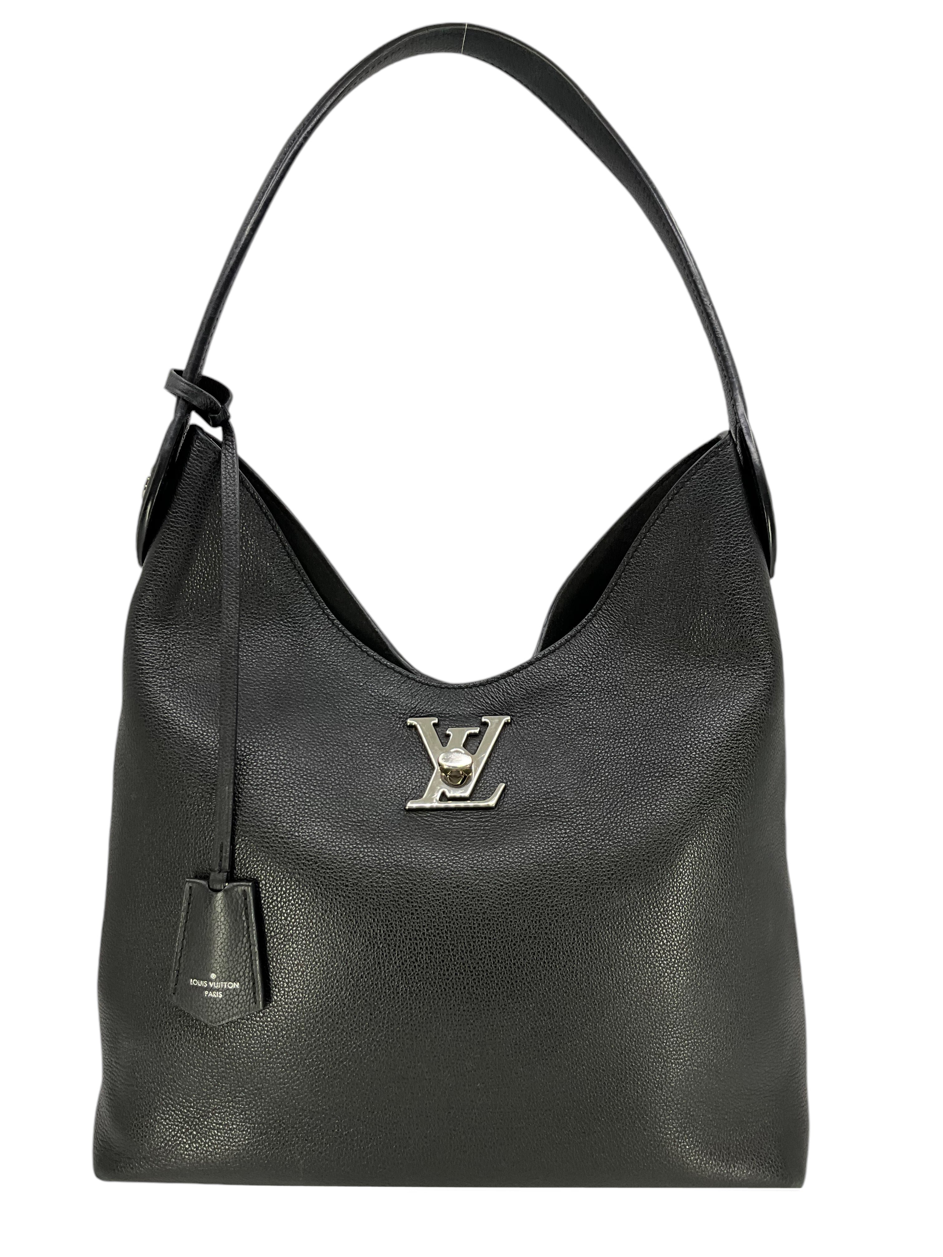 Louis Vuitton Lockme Hobo Bag - Genuine Calfskin Leather Shoulder Purse for Women | Perfect for Work, Travel & Everyday Use