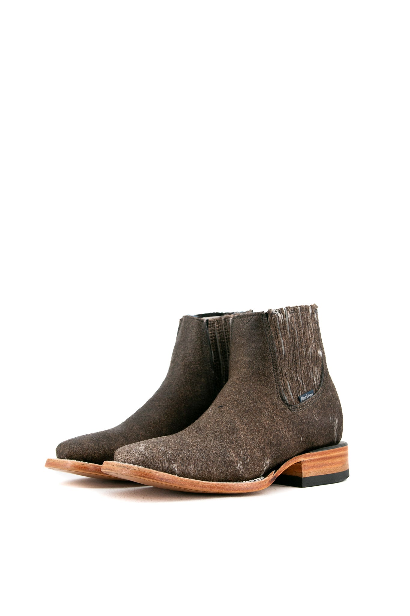 Women's Cowhide Square Toe Ankle Boots - Size 5, Comfortable & Stylish for Fall/Winter Fashion - Perfect for Office, Casual Outings & Date Nights