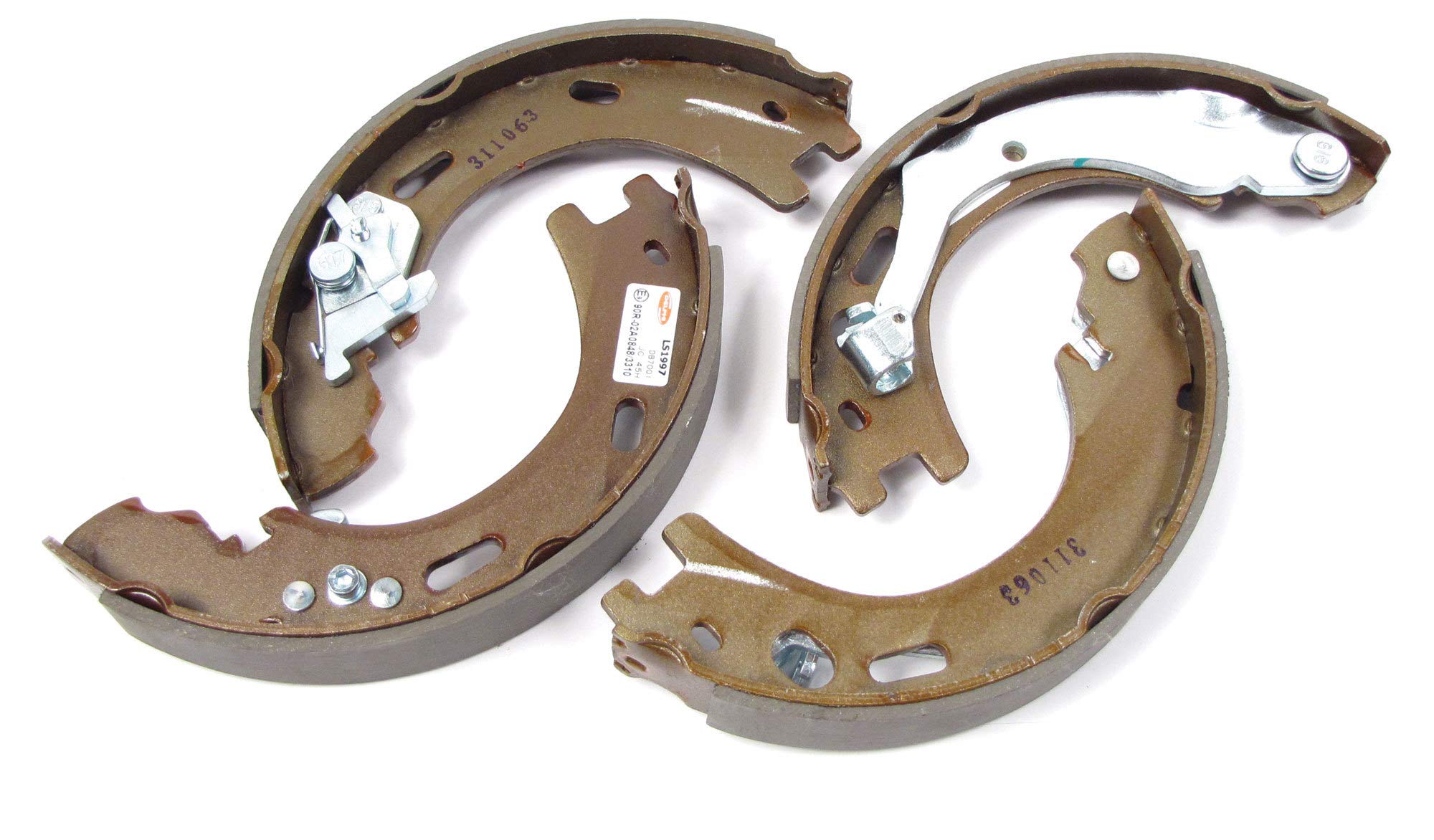 Land Rover LR3 LR4 Range Rover Sport Parking Brake Shoe Kit (LR031947) with Springs & Pins - Easy DIY Installation for Off-Road & Daily Driving