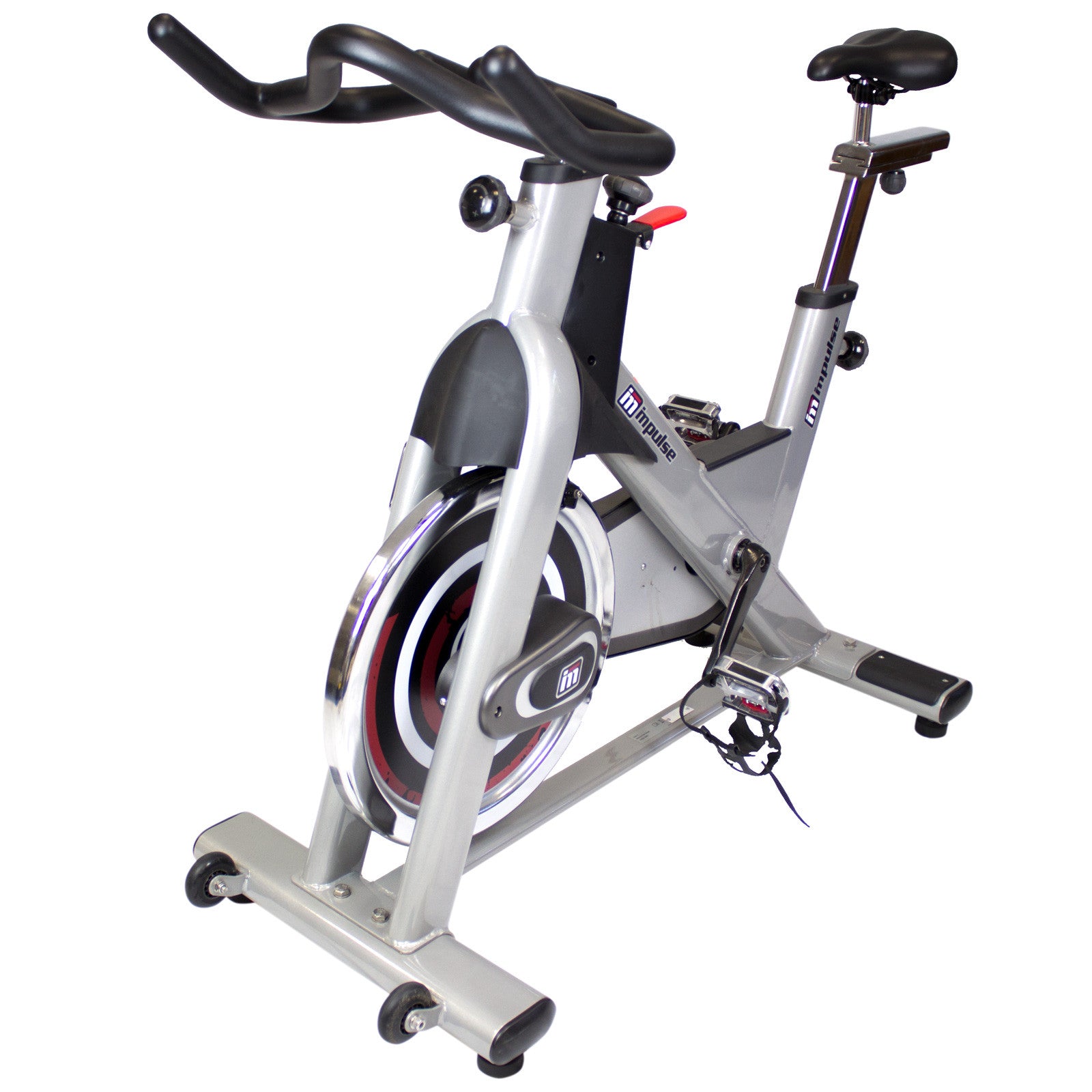 VO3 Indoor Spin Bike with LCD Monitor - Stationary Exercise Bike for Home Gym, Cardio & Fitness Training - Perfect for Small Spaces & Apartment Workouts