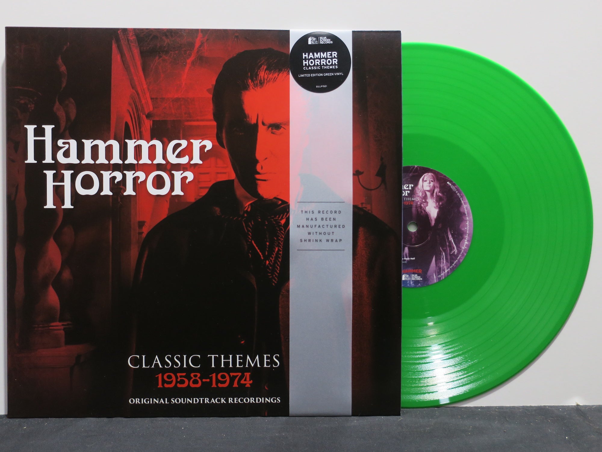 Hammer Horror Themes 1958-74 Original Soundtrack - Limited Edition Green Vinyl LP | Classic Horror Movie Music for Collectors & Halloween Parties