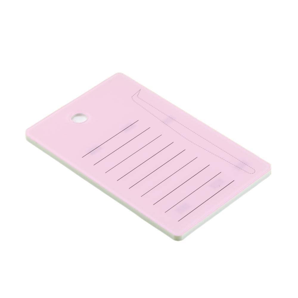 Professional Acrylic Eyelash Extension Palette - False Eyelash Organizer with Extension Pad, Lash Tray, Adhesive Glue Tweezers & Individual Holder (Pink) - Perfect for Lash Artists, Salons & DIY Beauty Enthusiasts
